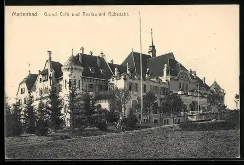 AK Marienbad, Grand Café -Restaurant Rübezahl