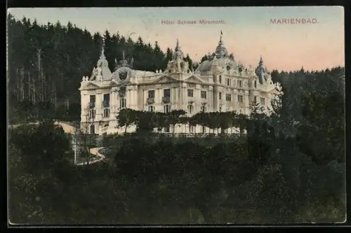 AK Marienbad, Hotel Schloss Miramonti