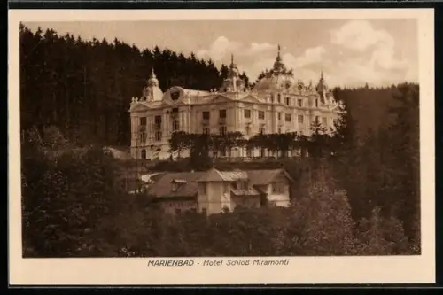 AK Marienbad, Hotel Schloss Miramonti