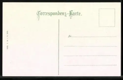 AK Franzensbad, Kurplatz bei der Franzensquelle