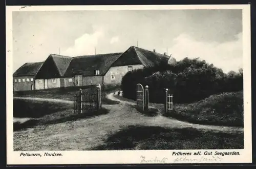 AK Pellworm /Nordsee, Früheres adl. Gut Seegaarden