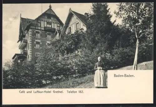 AK Baden-Baden, Hotel Grethel