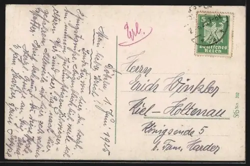 AK Döbeln i. S., Bismarck-Denkmal und Rathaus