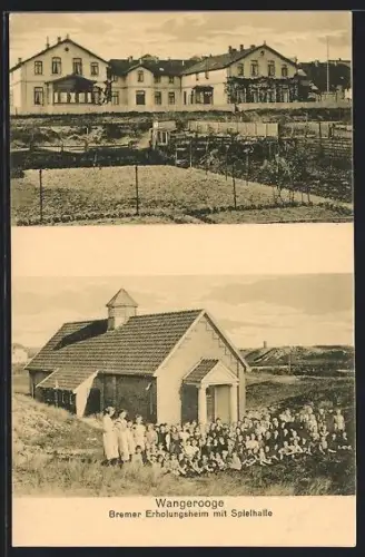 AK Wangerooge, Bremer Erholungsheim mit Spielhalle