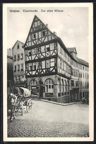 AK Wetzlar, Eisenmarkt, Zur alten Münze