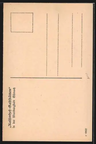 AK Eisenach, Gasthaus Turmschänke im Nikolaiturm, Stammtisch Paul Lindau`s, Innenansicht