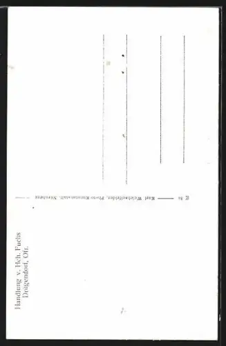 AK Drügendorf, Handlung v. H. Fuchs, Strassenpartien