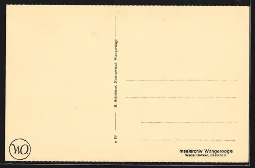AK Wangerooge, Nordseebad, St. Willehadstift, Schlafraum, Innenansicht