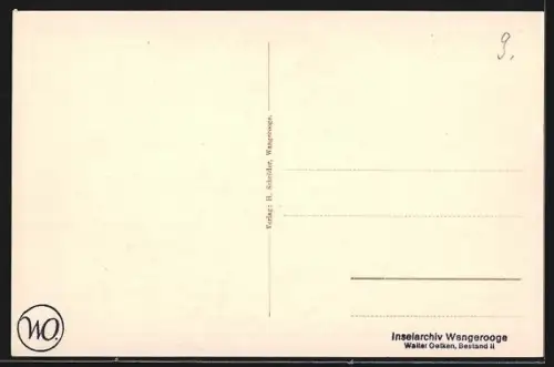 AK Wangerooge, Nordseebad, Dünenhalle des Bremer Erholungshauses