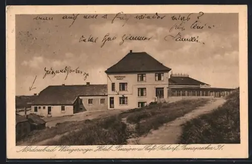 AK Wangerooge, Nordseebad, Hotel-Pension und Cafe Sudorf