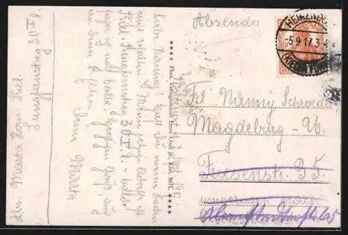 AK Möltenort, Strandleben und junge Männer in Badeanzügen