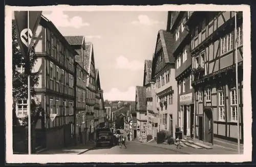 AK Bad Wildungen, Lindenstrasse, 