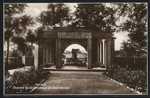 AK Wurzen, Ehrenmal für die Gefallenen der Stadt
