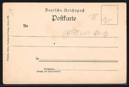 AK Berlin-Tiergarten, Kgl. Gesundheitsamt, Klopstockstrasse