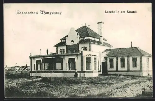 AK Wangeroog / Nordseebad, Lesehalle am Strand