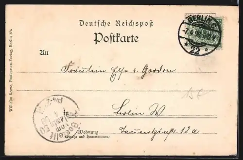 AK Berlin-Tiergarten, Blick von der Siegessäule nach Norden