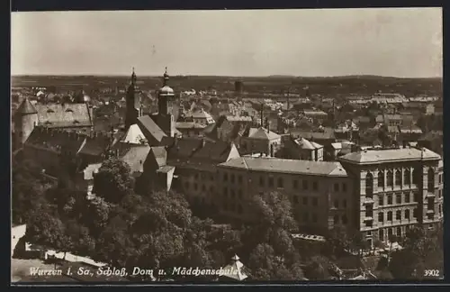 AK Wurzen i. Sa., Schloss, Dom und Mädchenschule