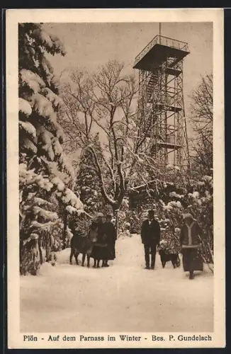 AK Plön, Auf dem Parnass im Winter