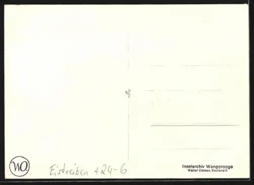 AK Wangerooge, Eistreiben, Unwetter