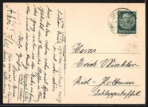 AK Kellenhusen, Ostseebad, Teilansicht aus der Vogelschau