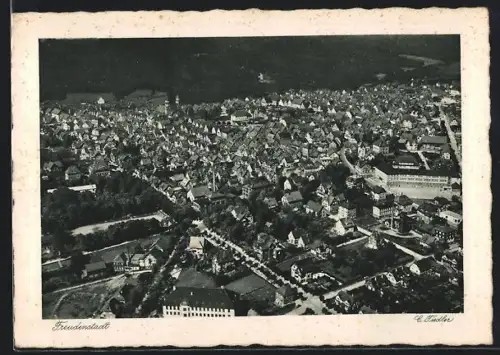 AK Freudenstadt, Teilansicht mit Strassenpartie