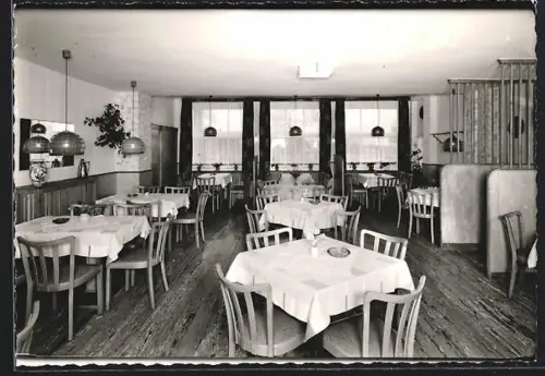 AK Wangerooge, Hotel Nordsee, Innenansicht