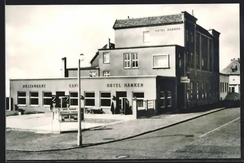 Foto-AK Wangerooge, Cafe-Hotel Hanken