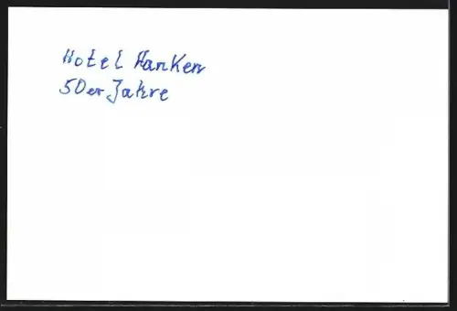 Foto-AK Wangerooge, Cafe-Hotel Hanken