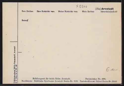 AK Arnstadt, Herbert Schneider, Fahrschule für alle Klasse und Kraftfahrzeug-Reparatur