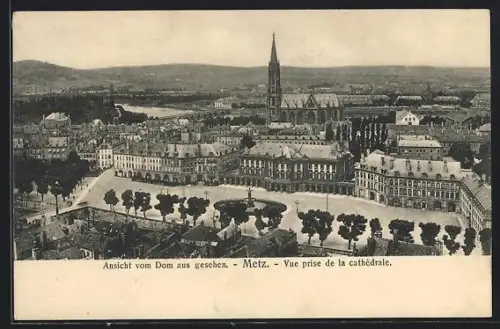 AK Metz, Vue prise de la cathédrale