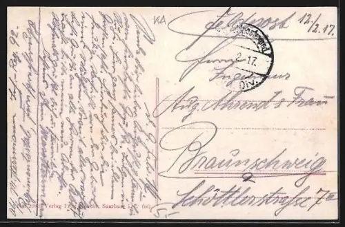 AK Walscheid /Vogesen, Vom Leonsberg gesehen