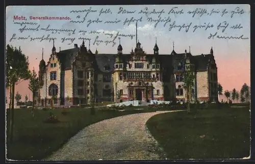 AK Metz, Generalkommando