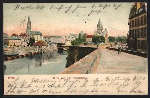 AK Metz, Blick von der Esplanade