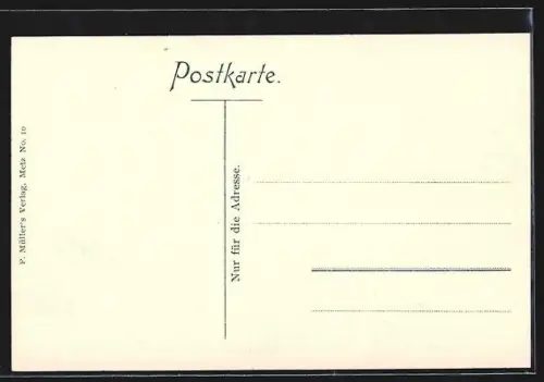 AK Metz, Monument de l`empereur Guillaume