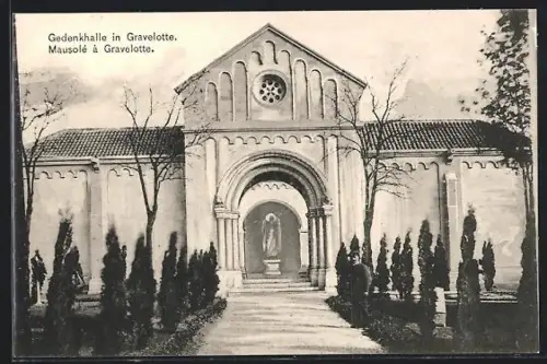 AK Gravelotte, Mausolée à Gravelotte