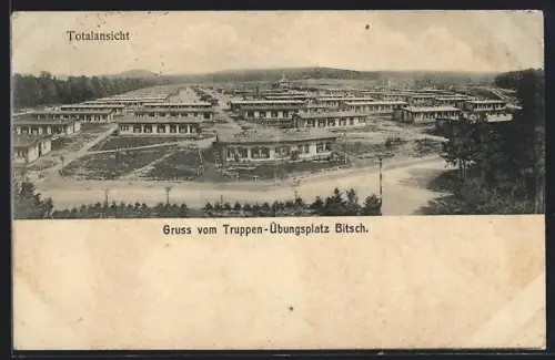 AK Bitsch, Blick auf den Truppen-Übungsplatz