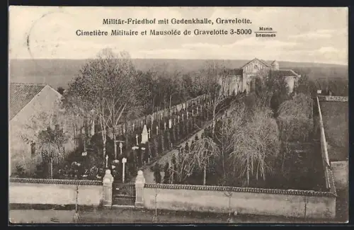 AK Gravelotte, Cimetière Militaire et Mausolée de Gravelotte
