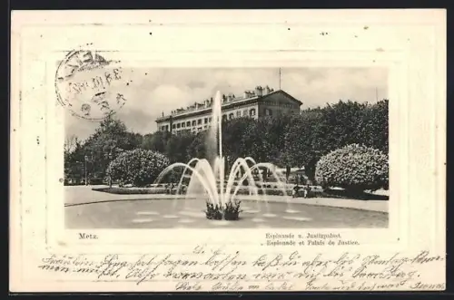 AK Metz, Esplanade et Palais de Justice