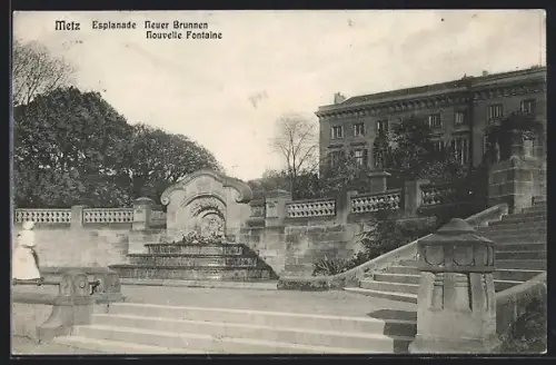 AK Metz, Esplanade, Nouvelle Fontaine