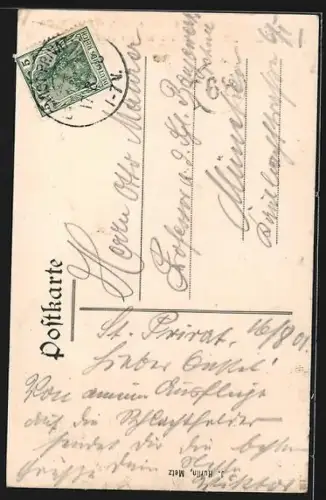 AK Metz, Monument de la Garde royale pruss près de St. Privat