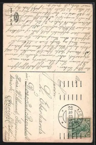 AK St. Privat, Denkmal des 4. Garde-Regt. z. F.