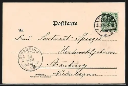 AK Metz, Vue prise du Pont-moyen sur la rivière avec arbres et bâtiments adjacents