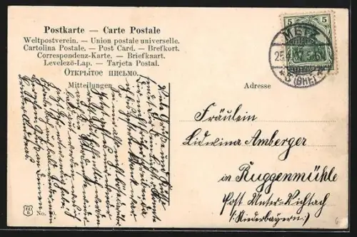 AK Metz, Monument de l`Empereur Guillaume sur l`Esplanade