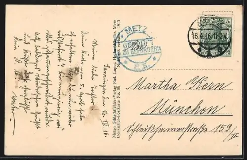 AK Rezonville, Maison qui abrita le roi Guillaume Ier le 18 août 1870