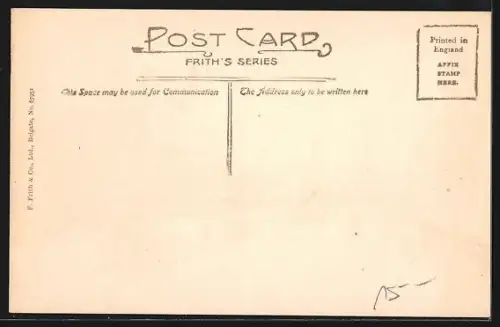 AK Reading, Broad Street, Strassenbahn