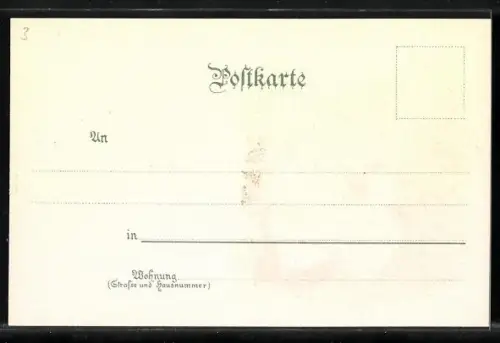 Lithographie Schwarzwald, Freundinnen in Trachten im Gespräch auf Waldbank