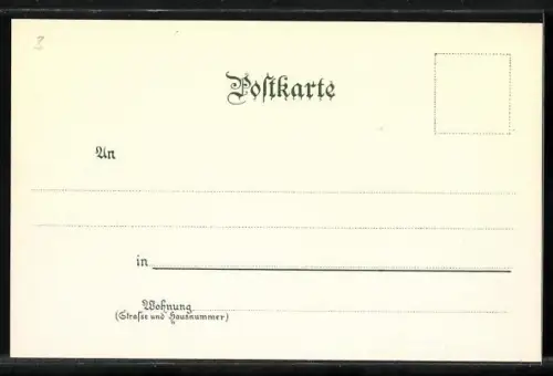 Lithographie Schwarzatal, Frau in Schwarzwälder Tracht