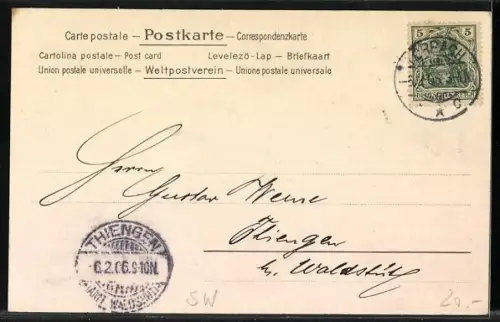 AK Schwarzwald, Gutacherin in Schwarzwälder Tracht