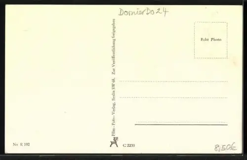 AK Seenotflugboot Dornier Do 24 im Einsatz