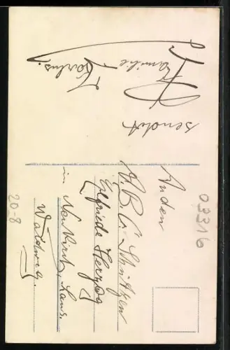 AK Schulanfang, Mädchen mit Hut und Schultüte